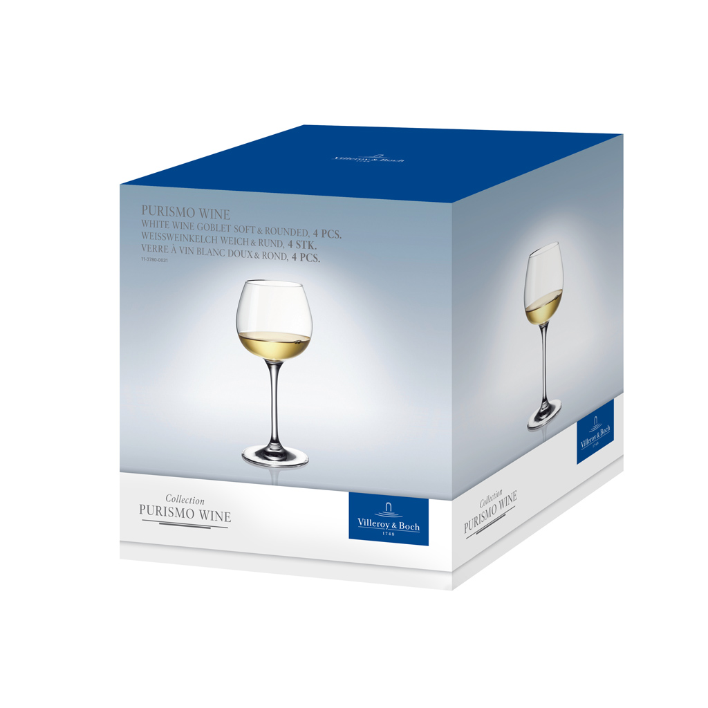 Villeroy & Boch Purismo Wine Weißweinkelch weich & rund 198mm